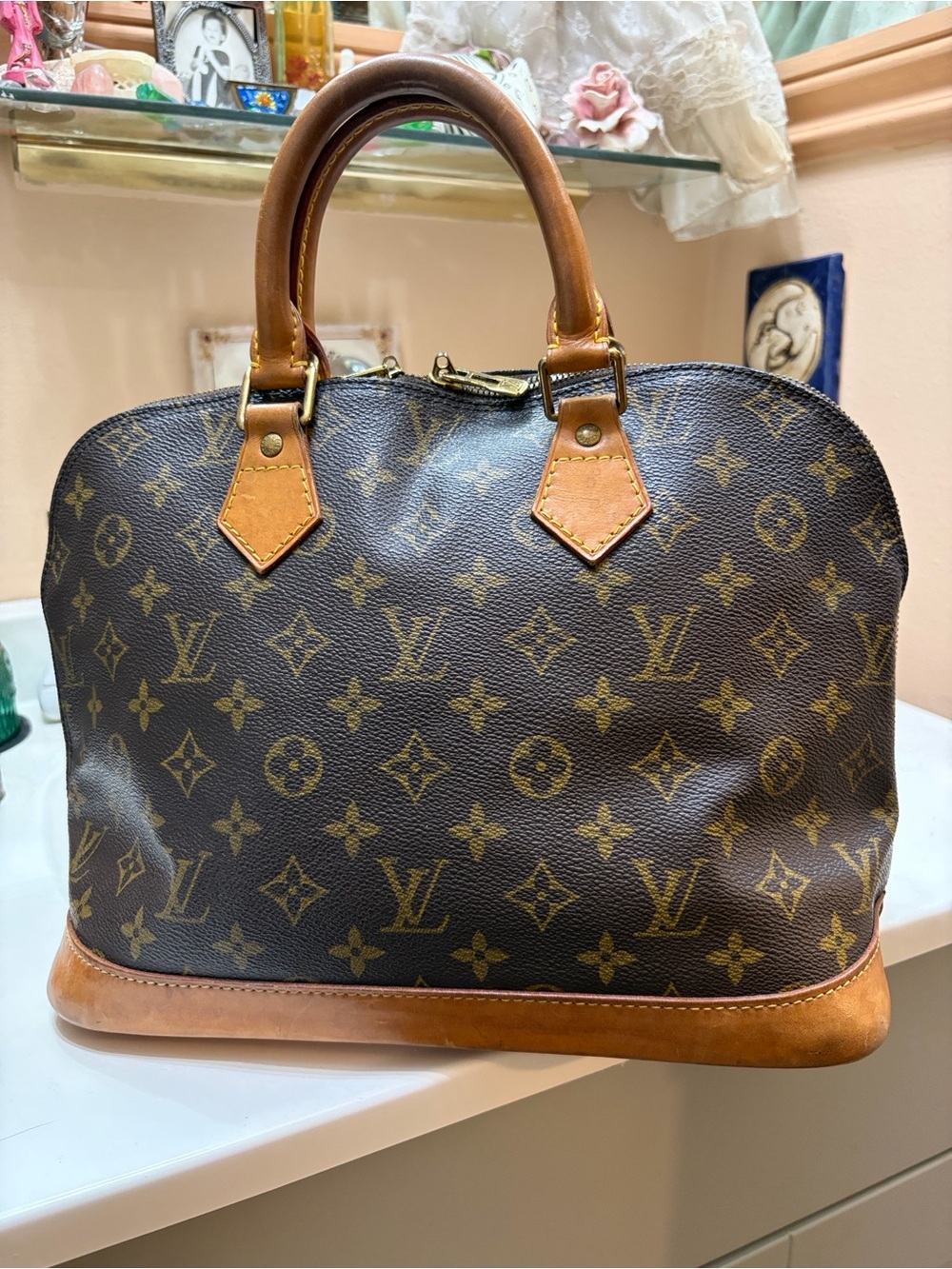 Authentic Louis Vuitton Alma PM TH1927 Original Owner w/ Strap & Wallet - Picture 3 of 16